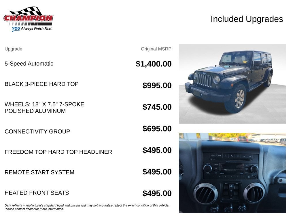 2017 Jeep Wrangler Unlimited Sahara 4x4
