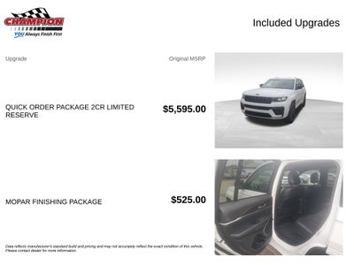 2026 Jeep Grand Cherokee Limited Reserve 4x4