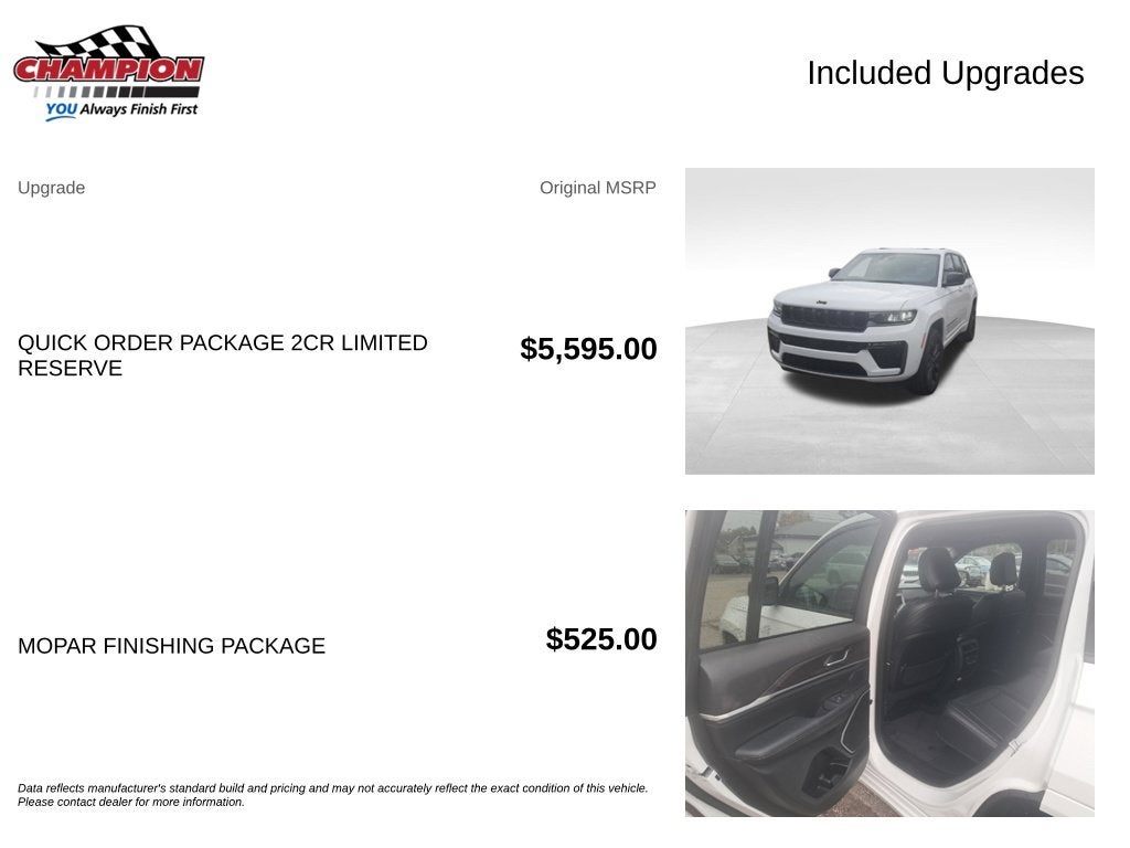 2026 Jeep Grand Cherokee Limited Reserve 4x4