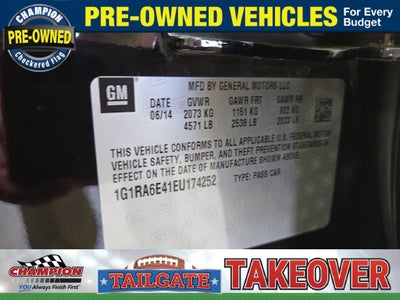 2014 Chevrolet Volt 5DR HB