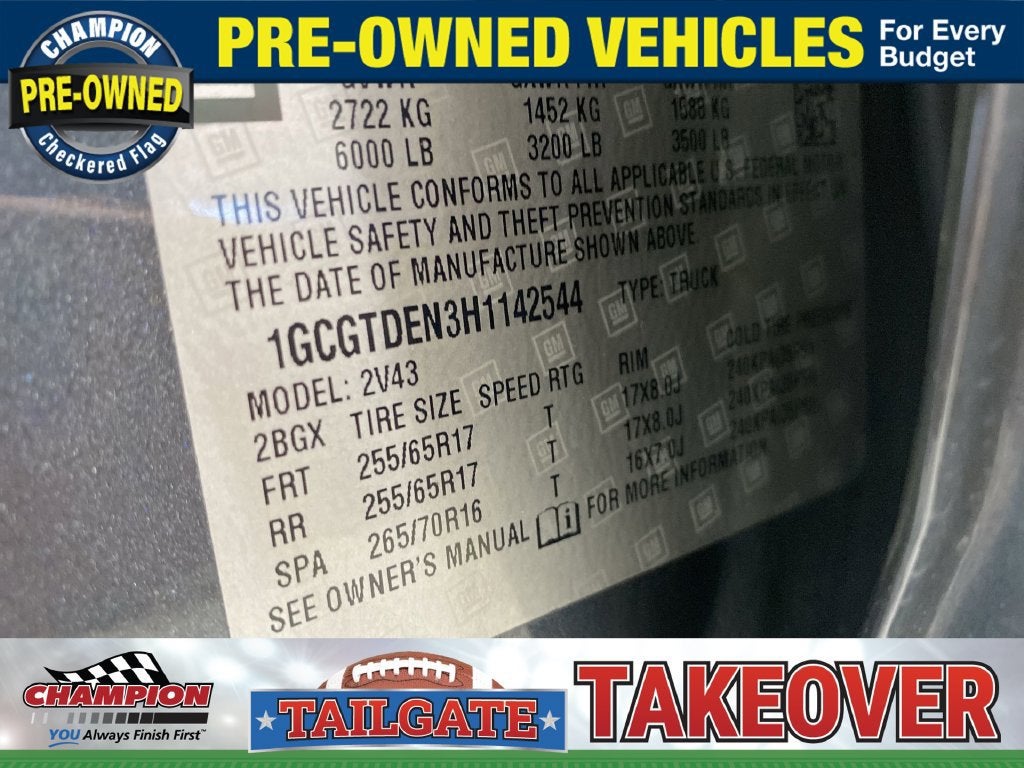 2017 Chevrolet Colorado 4WD Z71