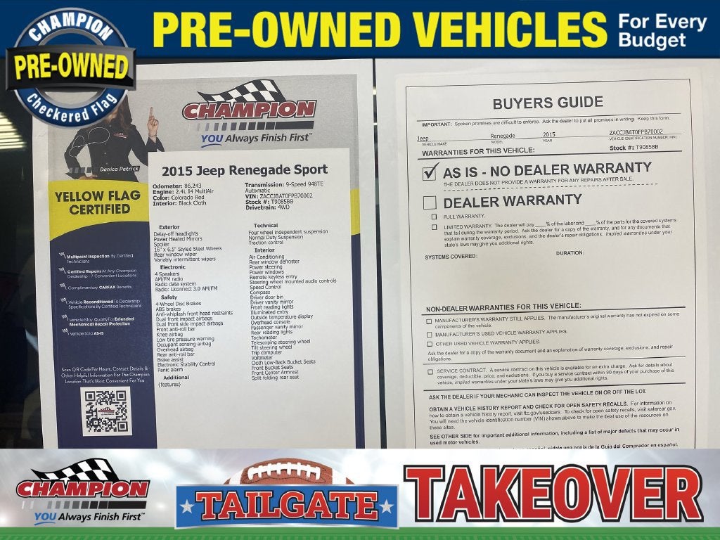 2015 Jeep Renegade Sport