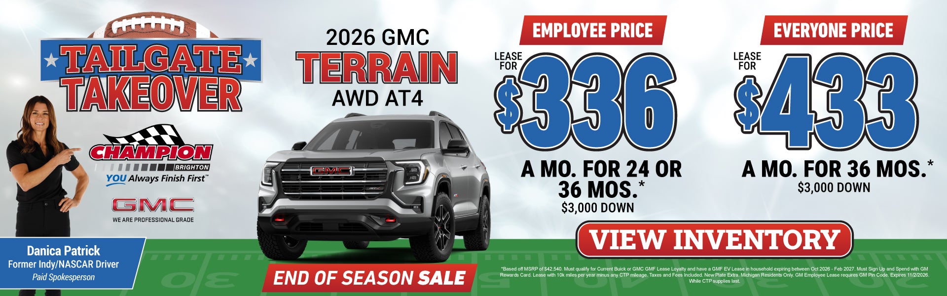 Terrain at Champion GMC Buick in Brighton MI